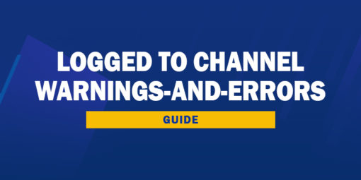 Logged to channel : warnings-and-errors